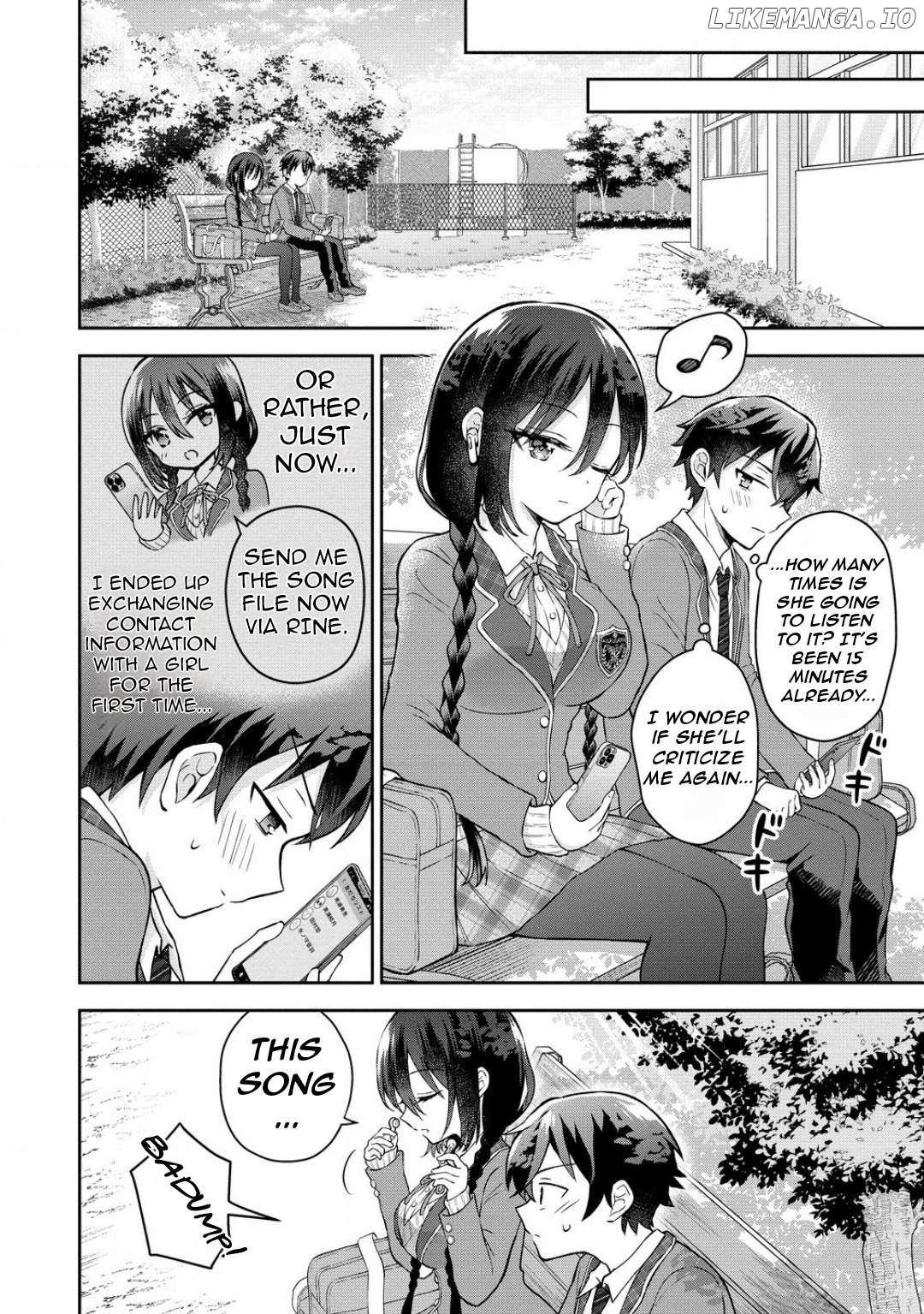 The Shadow Girl in the Seat Next to Me was The Recommended Singer Chapter 3.1 page 12 - 