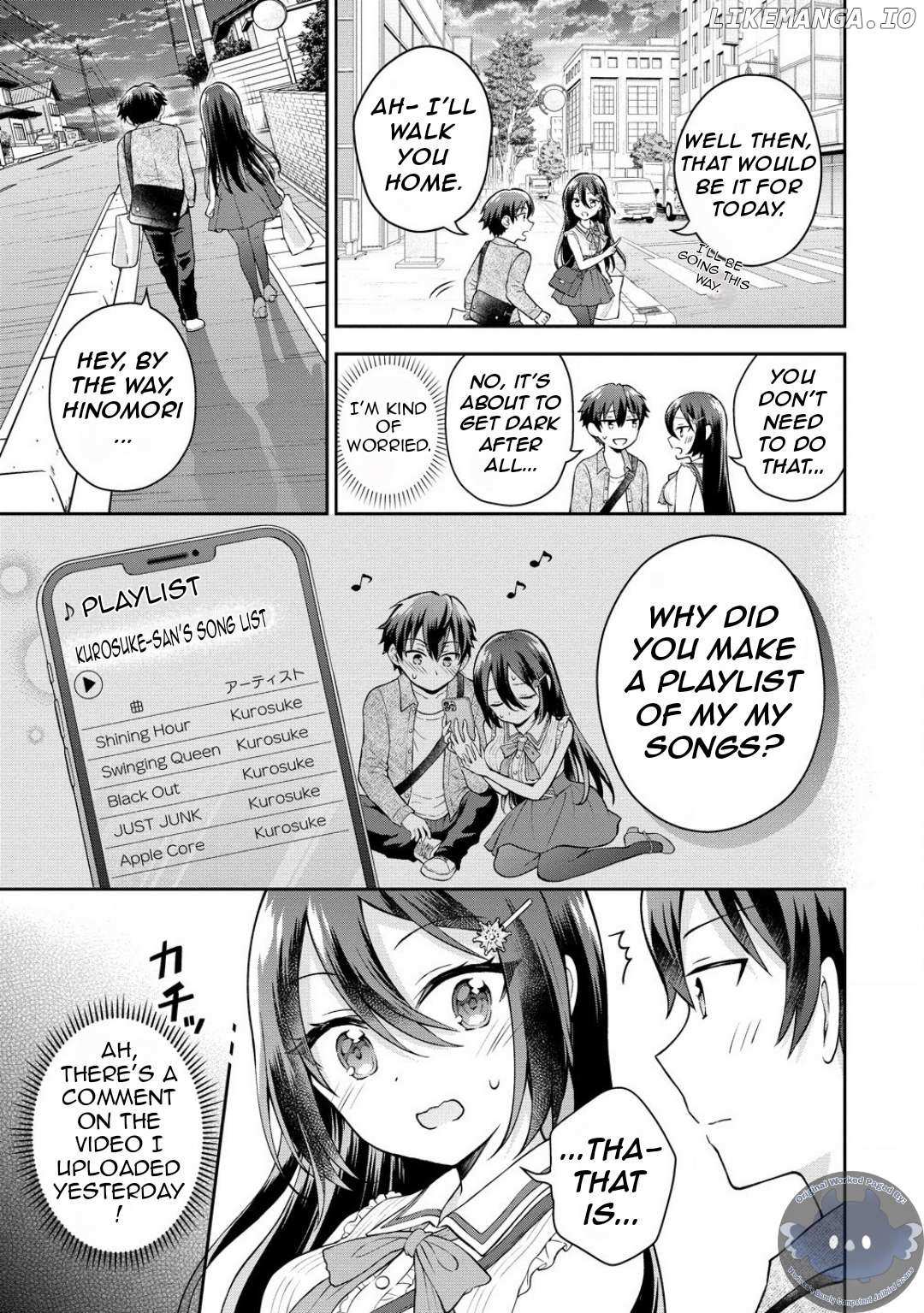 The Shadow Girl in the Seat Next to Me was The Recommended Singer Chapter 5.1 page 10 - 