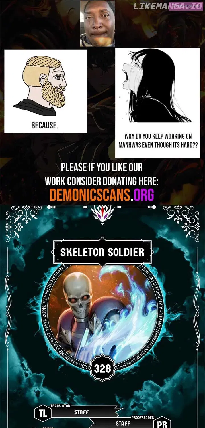 The Skeleton Soldier Failed to Defend the Dungeon [Official] Chapter 328 page 1 - 