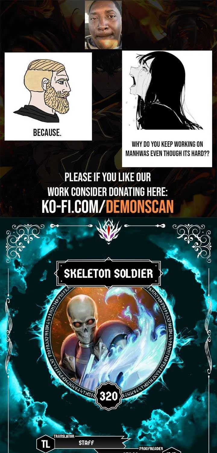The Skeleton Soldier Failed To Defend The Dungeon Chapter 320 page 2 - 