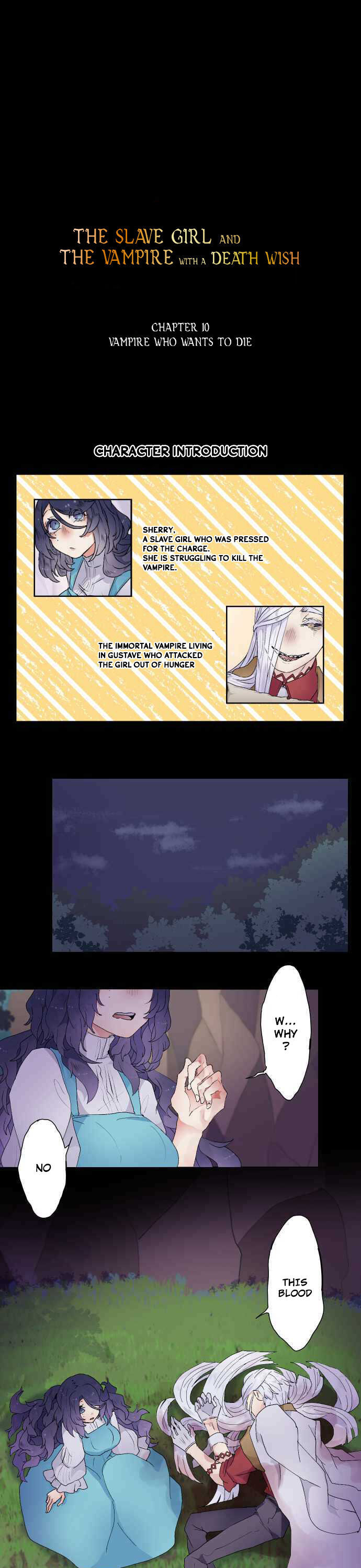 The Slave Girl and the Vampire with a Death Wish Chapter 10 page 2 - 
