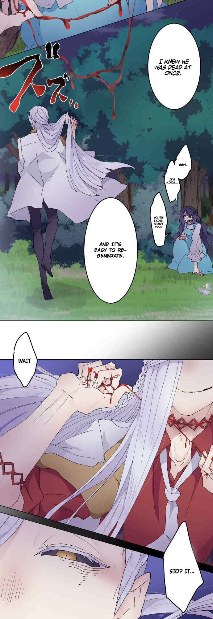 The Slave Girl and the Vampire with a Death Wish Chapter 10 page 12 - 