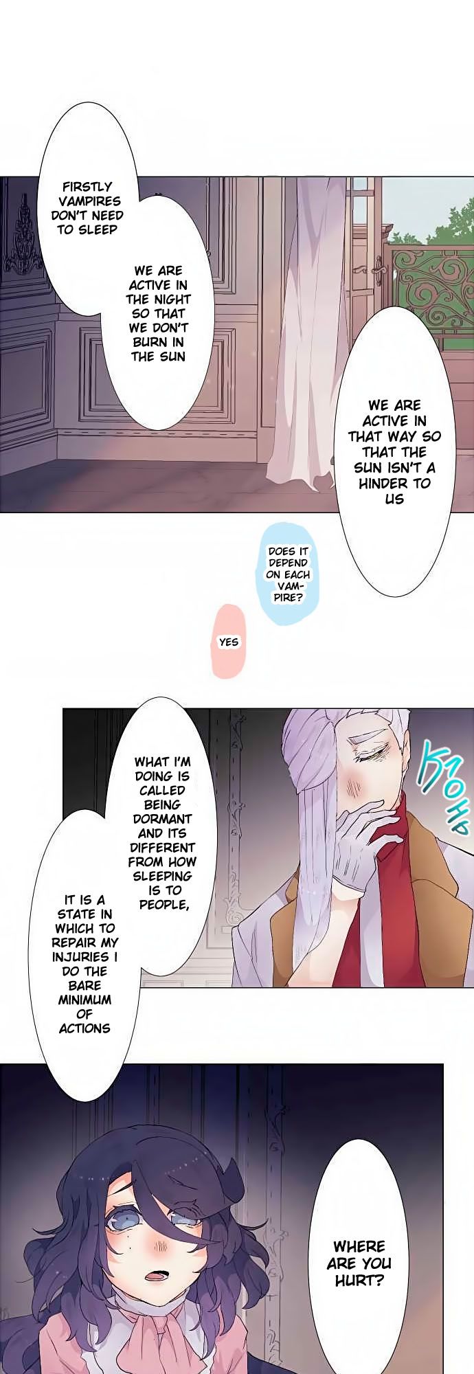 The Slave Girl and the Vampire with a Death Wish Chapter 17 page 15 - 