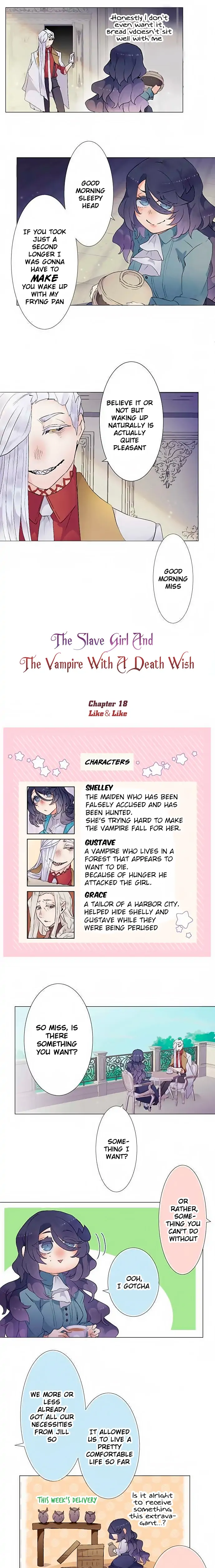 The Slave Girl and the Vampire with a Death Wish Chapter 18 page 7 - 
