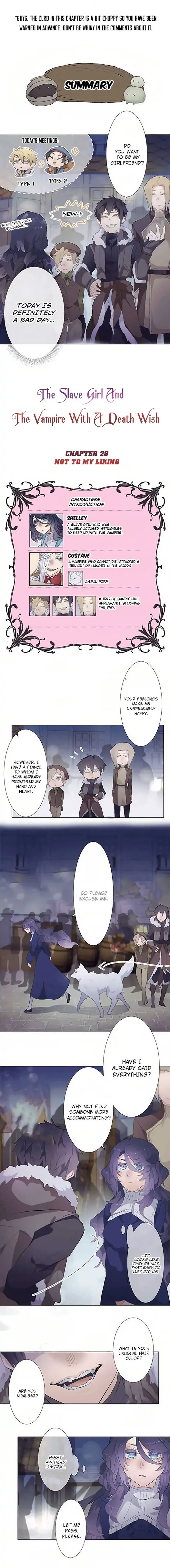 The Slave Girl and the Vampire with a Death Wish Chapter 29 page 3 - 