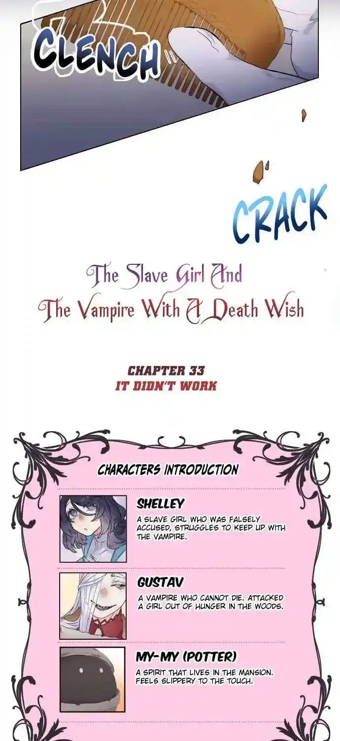 The Slave Girl and the Vampire with a Death Wish Chapter 33.5 page 4 - 