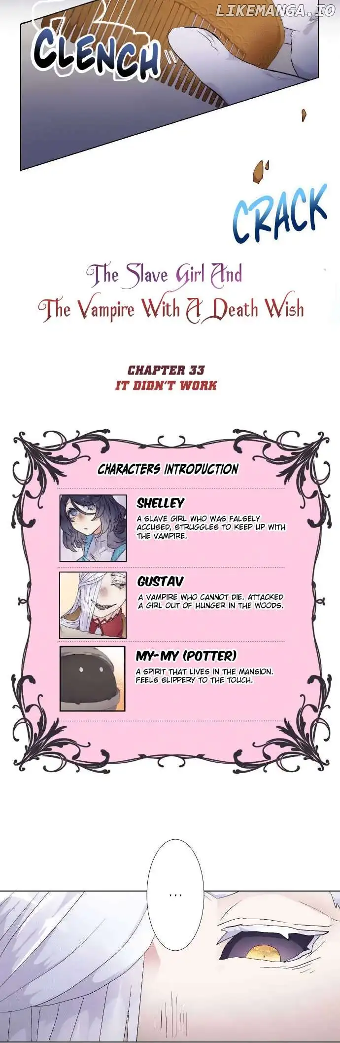 The Slave Girl and the Vampire with a Death Wish Chapter 33 page 3 - 