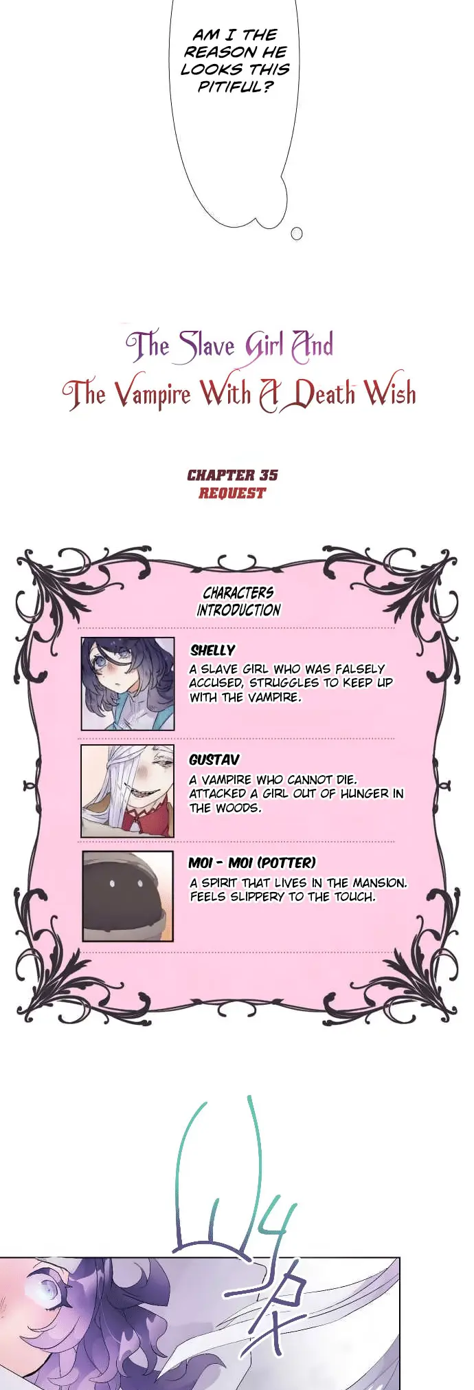 The Slave Girl and the Vampire with a Death Wish Chapter 35 page 4 - 