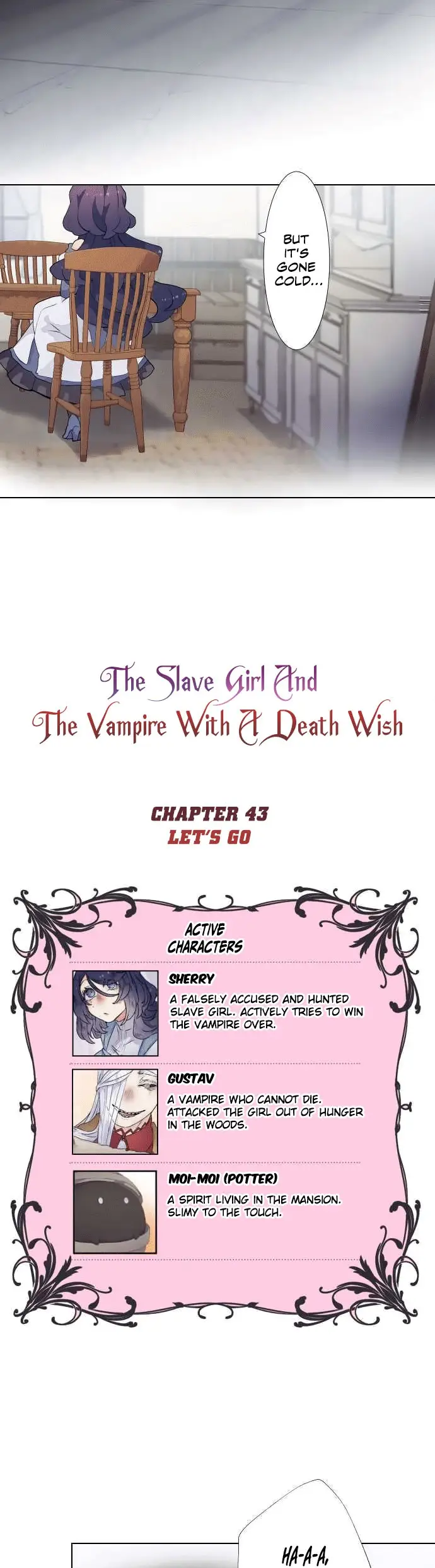 The Slave Girl and the Vampire with a Death Wish Chapter 43 page 3 - 
