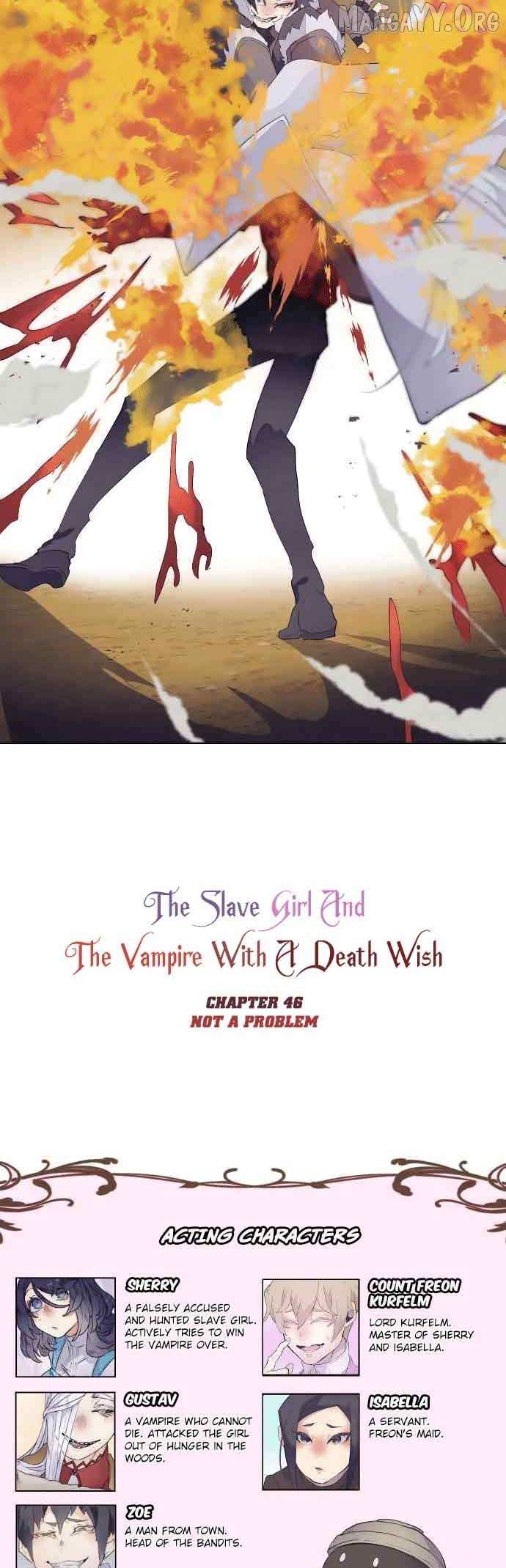The Slave Girl and the Vampire with a Death Wish Chapter 46 page 4 - 