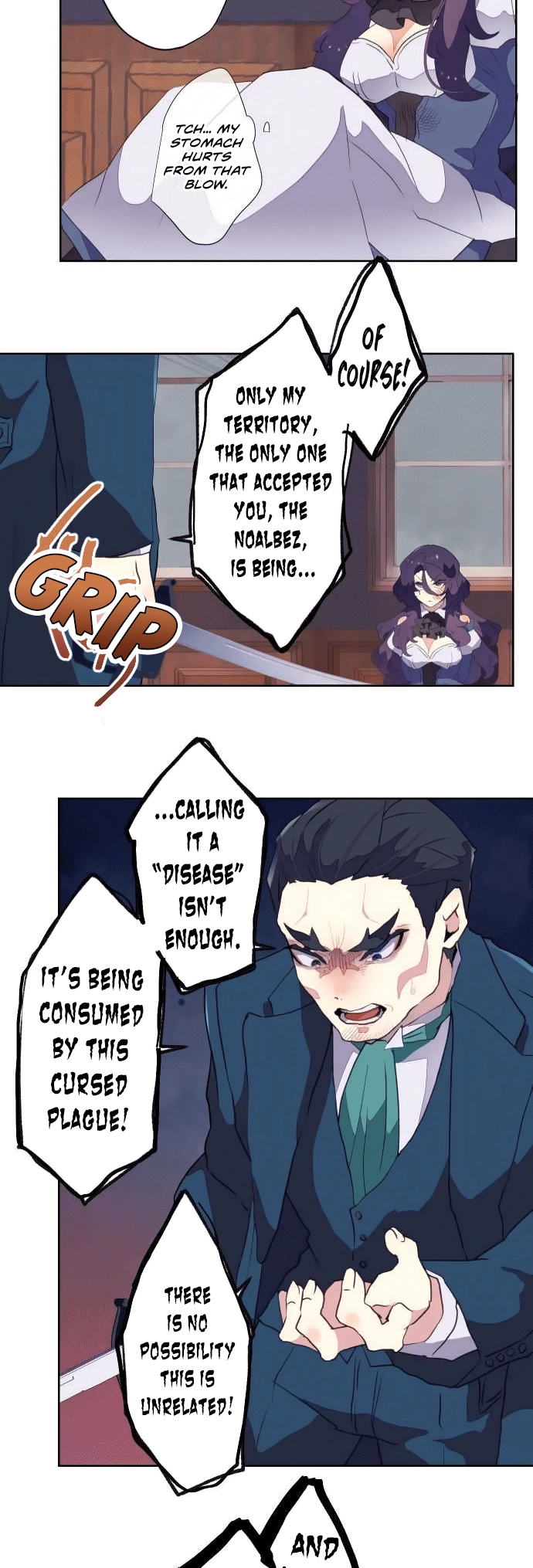 The Slave Girl and the Vampire with a Death Wish Chapter 54 page 9 - 