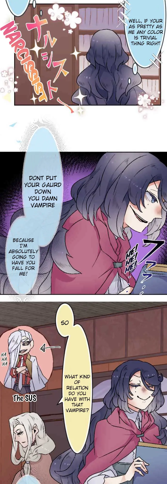 The Slave Girl and the Vampire with a Death Wish Chapter 6.1 page 13 - 