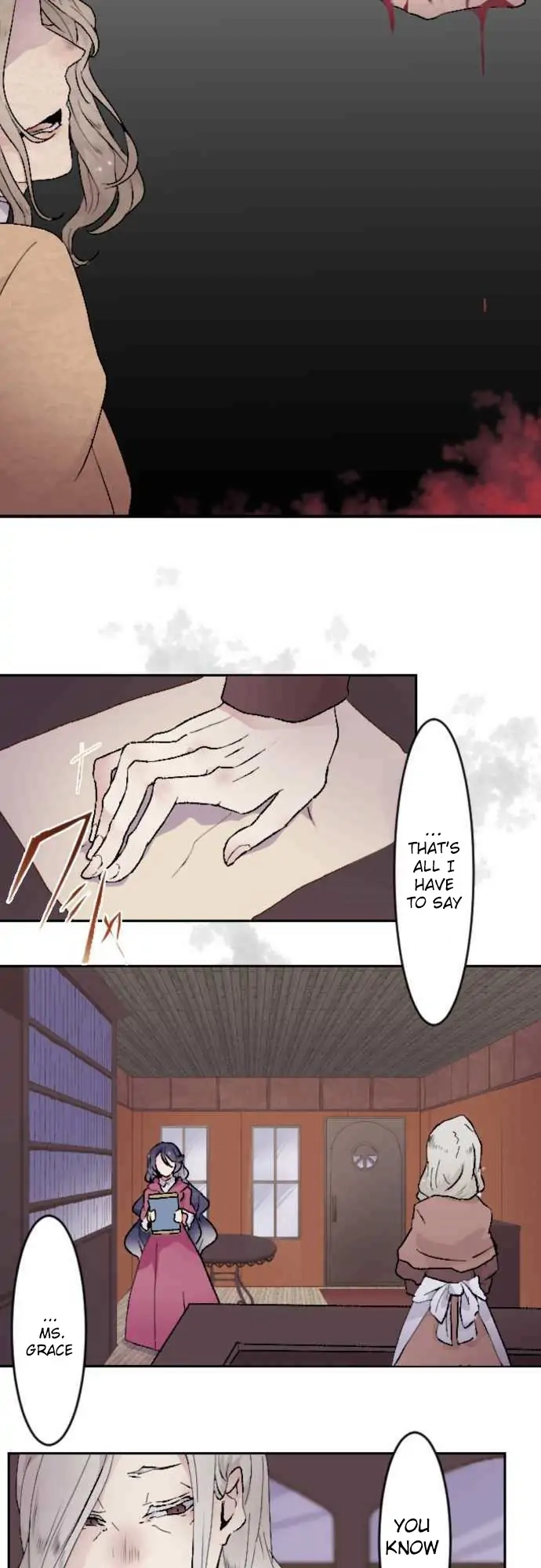 The Slave Girl and the Vampire with a Death Wish Chapter 6.1 page 19 - 