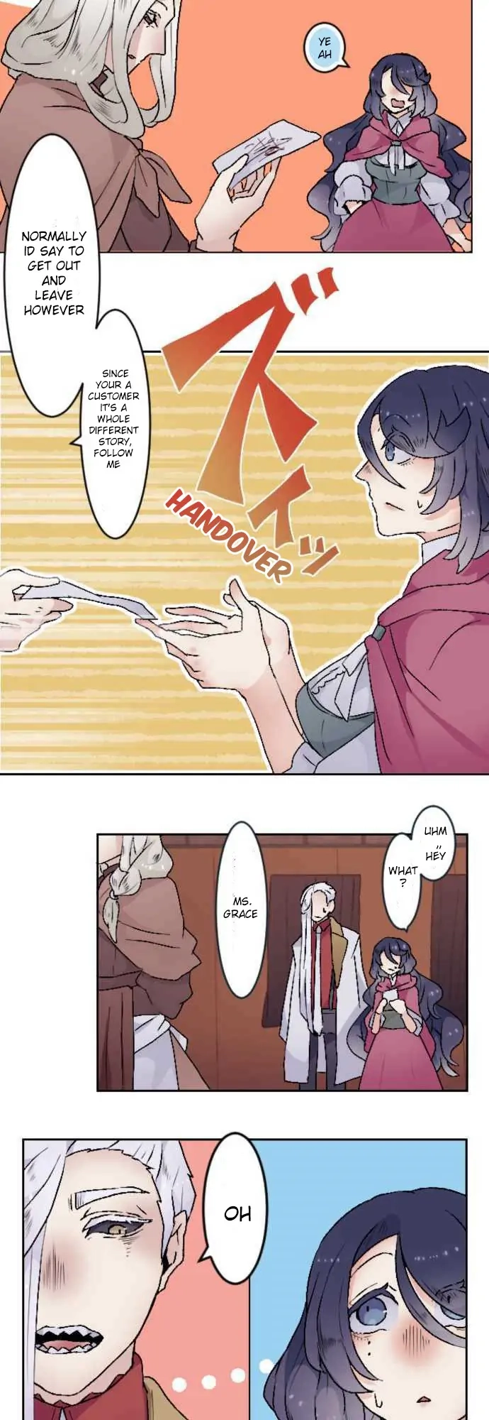 The Slave Girl and the Vampire with a Death Wish Chapter 6.1 page 5 - 
