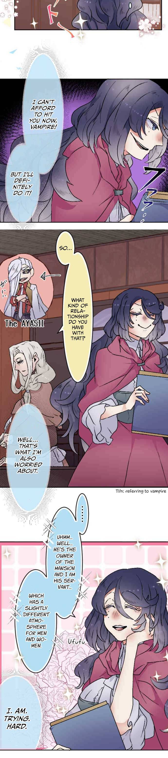 The Slave Girl and the Vampire with a Death Wish Chapter 6 page 8 - 