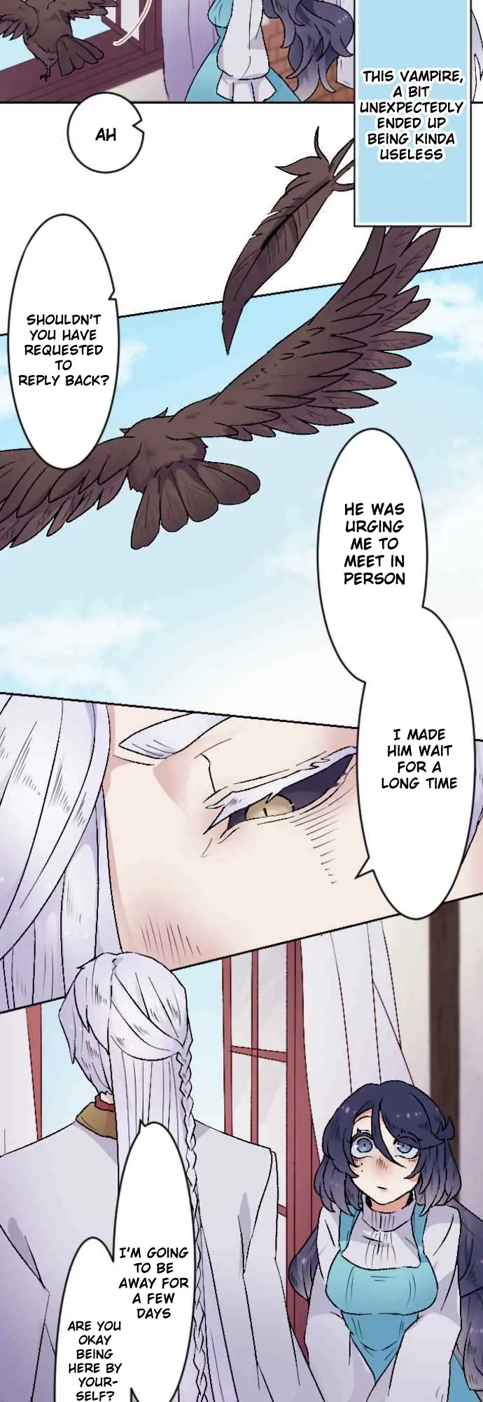 The Slave Girl and the Vampire with a Death Wish Chapter 7.1 page 14 - 