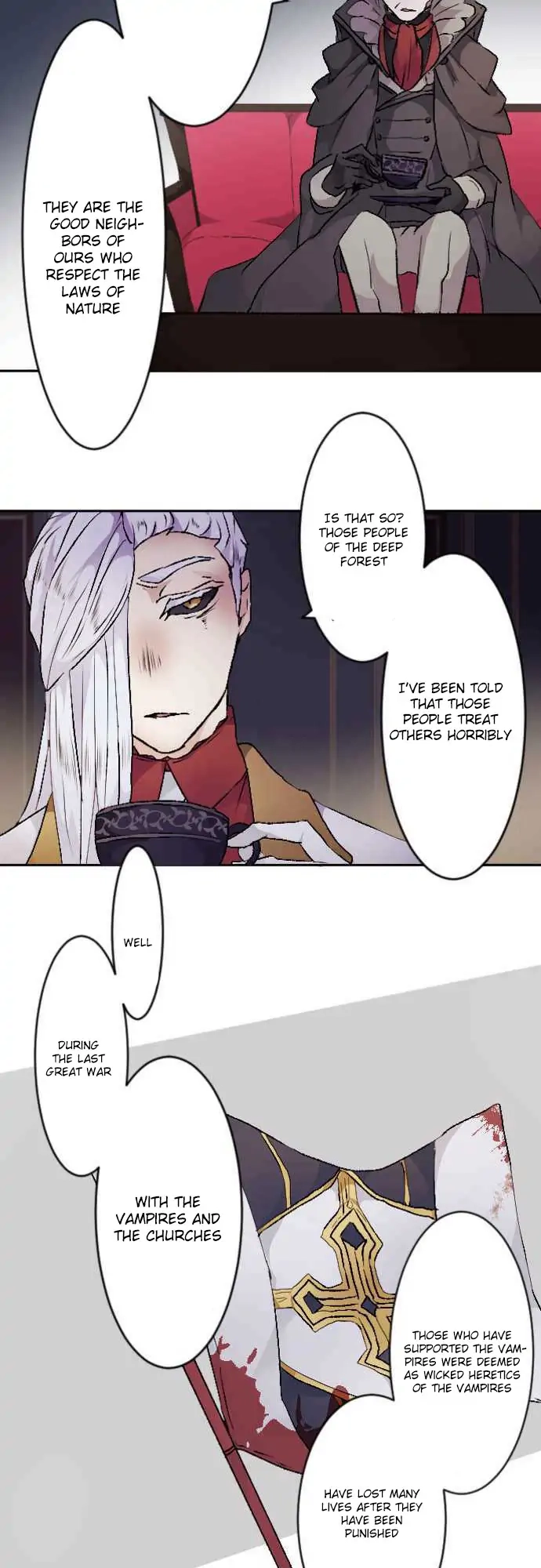 The Slave Girl and the Vampire with a Death Wish Chapter 8.1 page 12 - 