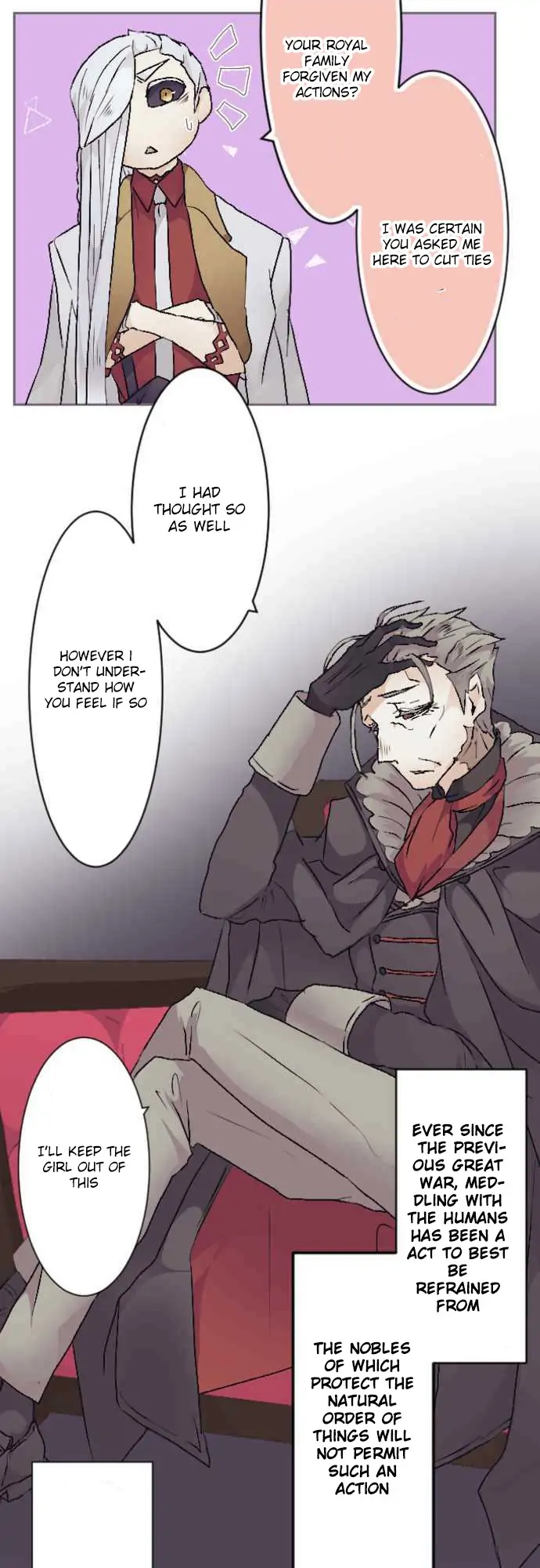 The Slave Girl and the Vampire with a Death Wish Chapter 8.1 page 14 - 