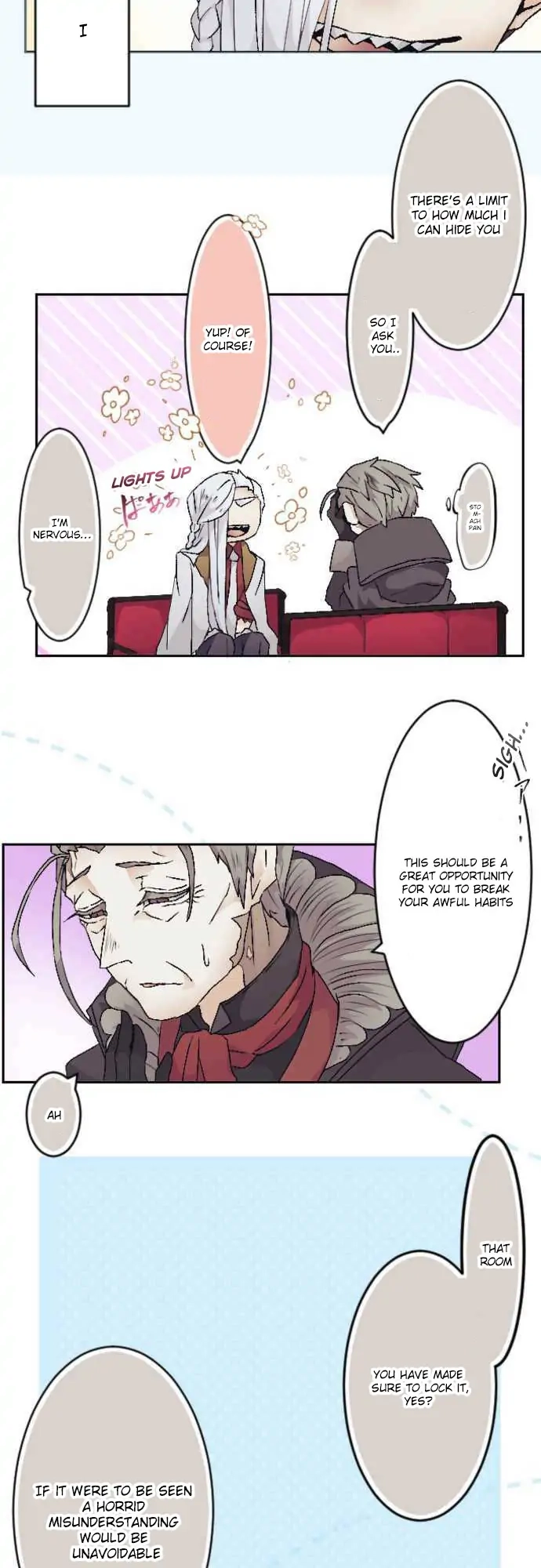 The Slave Girl and the Vampire with a Death Wish Chapter 8.1 page 16 - 