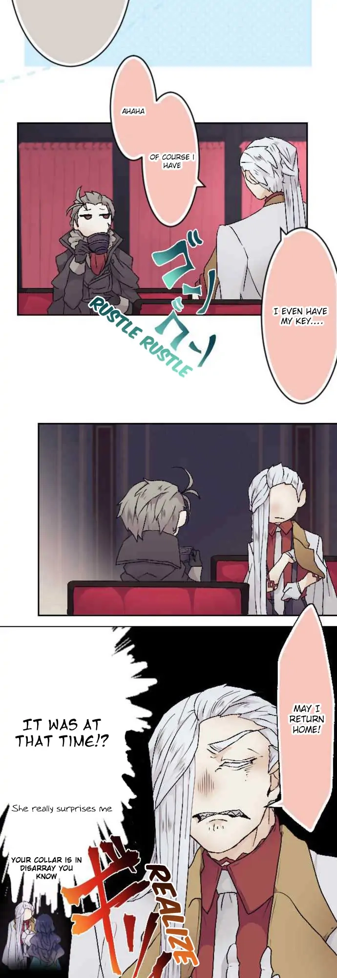 The Slave Girl and the Vampire with a Death Wish Chapter 8.1 page 17 - 