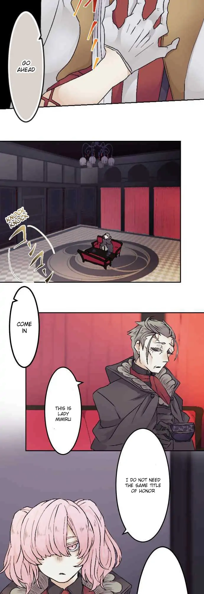 The Slave Girl and the Vampire with a Death Wish Chapter 8.1 page 18 - 
