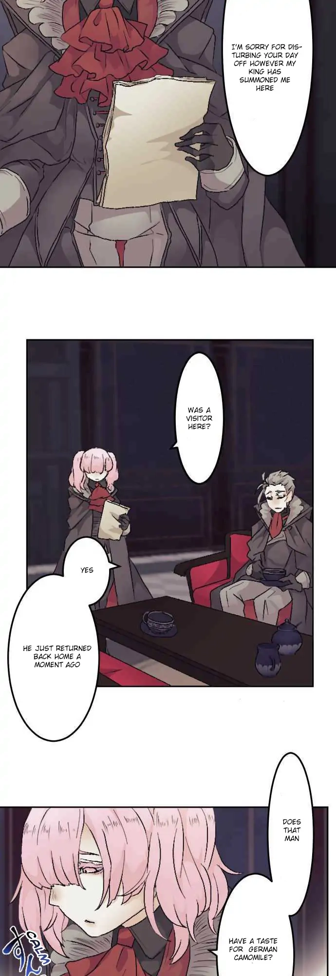 The Slave Girl and the Vampire with a Death Wish Chapter 8.1 page 19 - 