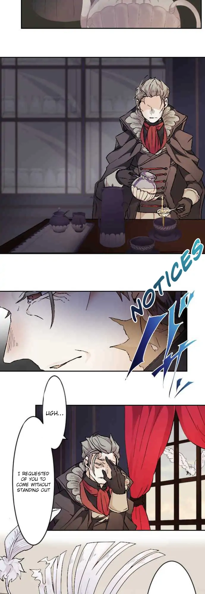 The Slave Girl and the Vampire with a Death Wish Chapter 8.1 page 5 - 