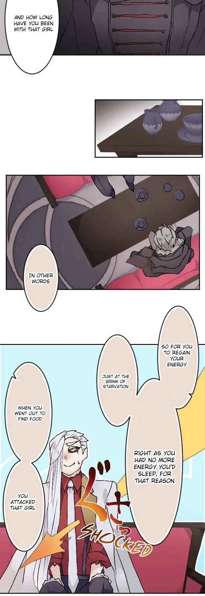 The Slave Girl and the Vampire with a Death Wish Chapter 8.1 page 9 - 