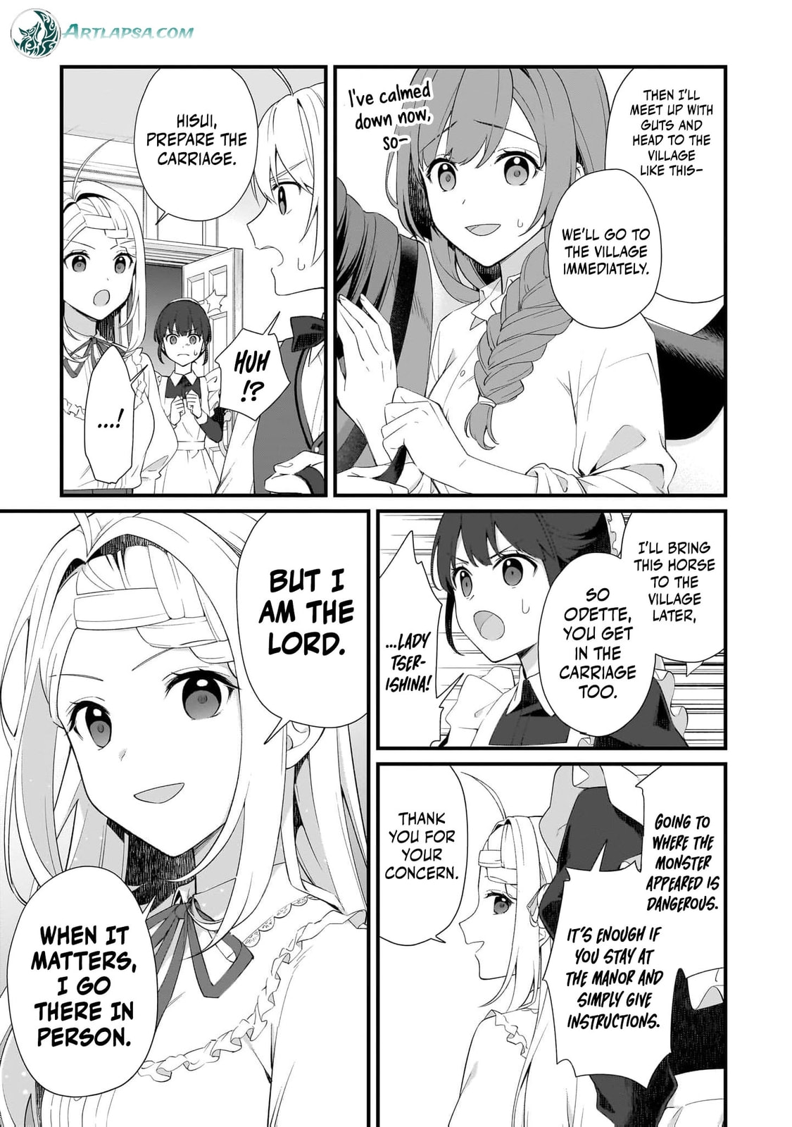 The Small Village of the Young Lady Without Blessing Chapter 46 page 6 - 