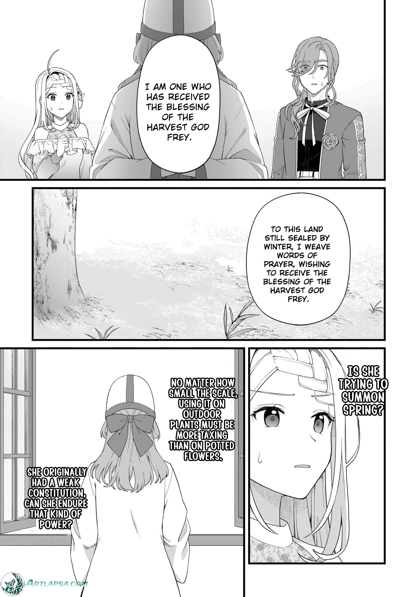 The Small Village of the Young Lady Without Blessing Chapter 58 page 9 - 