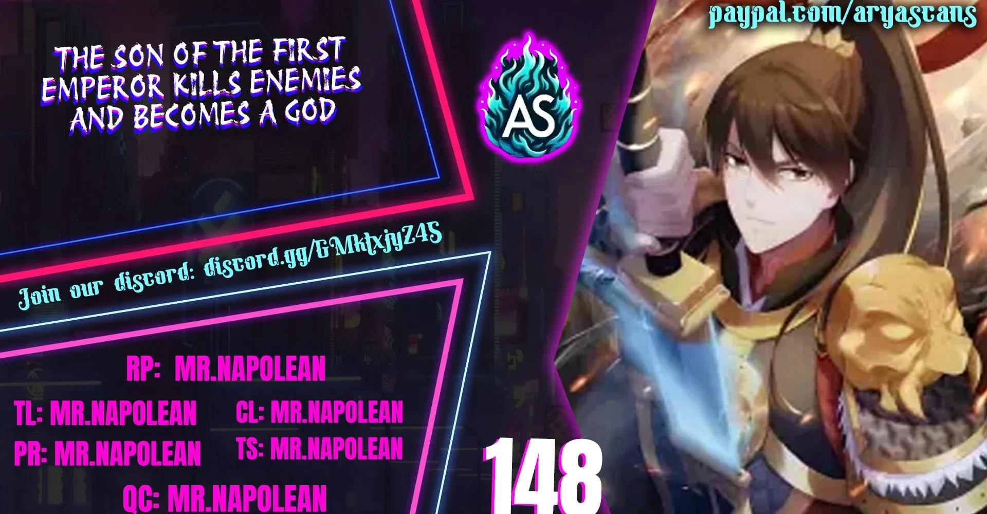 The Son Of The First Emperor Kills Enemies And Becomes A God Chapter 148 page 1 - 