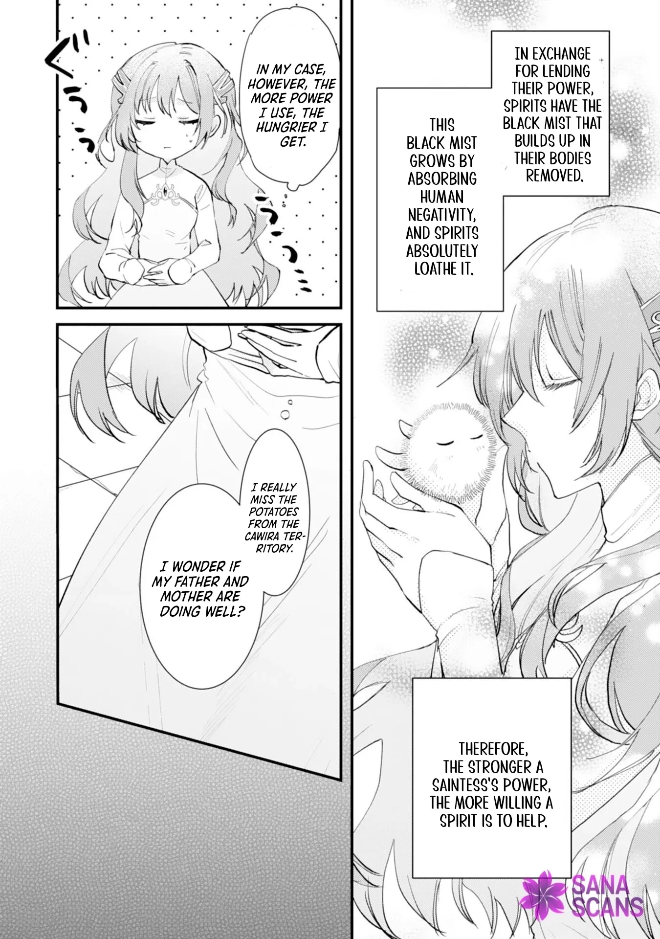 The Spirit-Loved Hungry Saintess Is Doted on by the Neighboring Crown Prince Chapter 1 page 9 - 