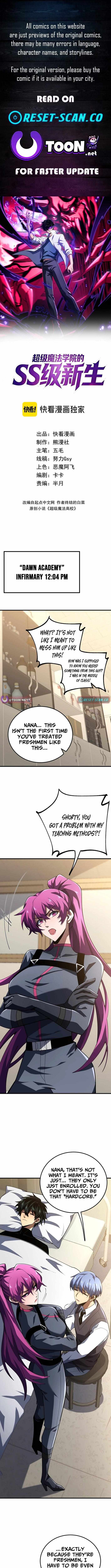 The SS-Rank Freshman at Dawn Academy Chapter 9.1 page 2 - 