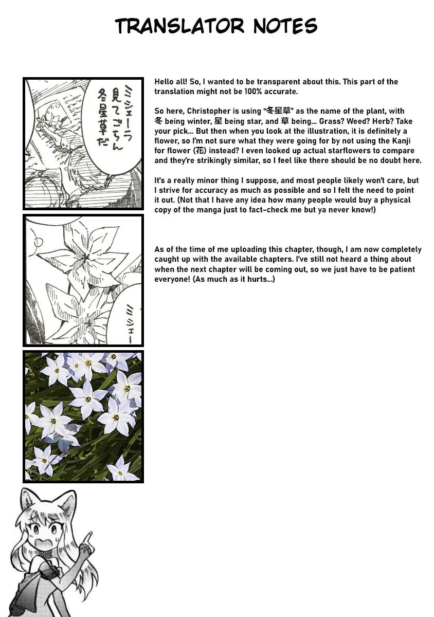 The Story About How I Became a Daughter of Winter Fenrir, Healing from Dispair Chapter 17.5 page 4 - 