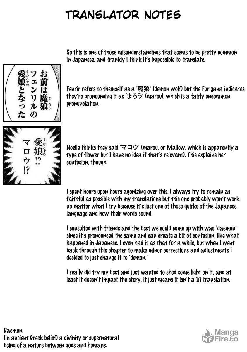 The Story About How I Became a Daughter of Winter Fenrir, Healing from Dispair Chapter 2 page 24 - 
