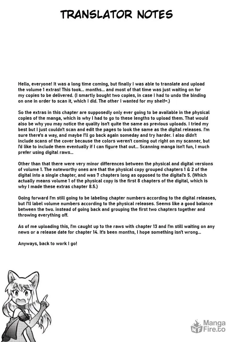 The Story About How I Became a Daughter of Winter Fenrir, Healing from Dispair Chapter 8.5 page 9 - 