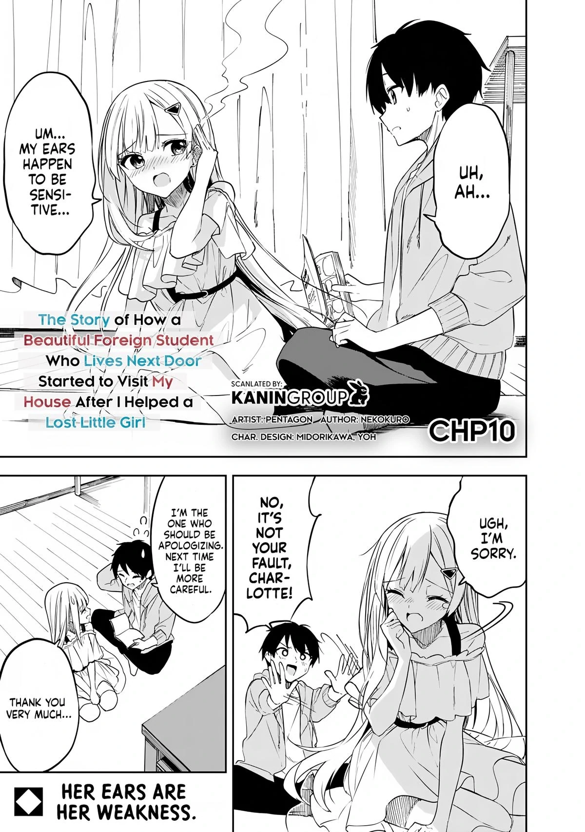 The Story of How a Beautiful Foreign Student Who Lives Next Door Started to Visit My House After I Helped a Lost Little Girl Chapter 10 page 3 - 
