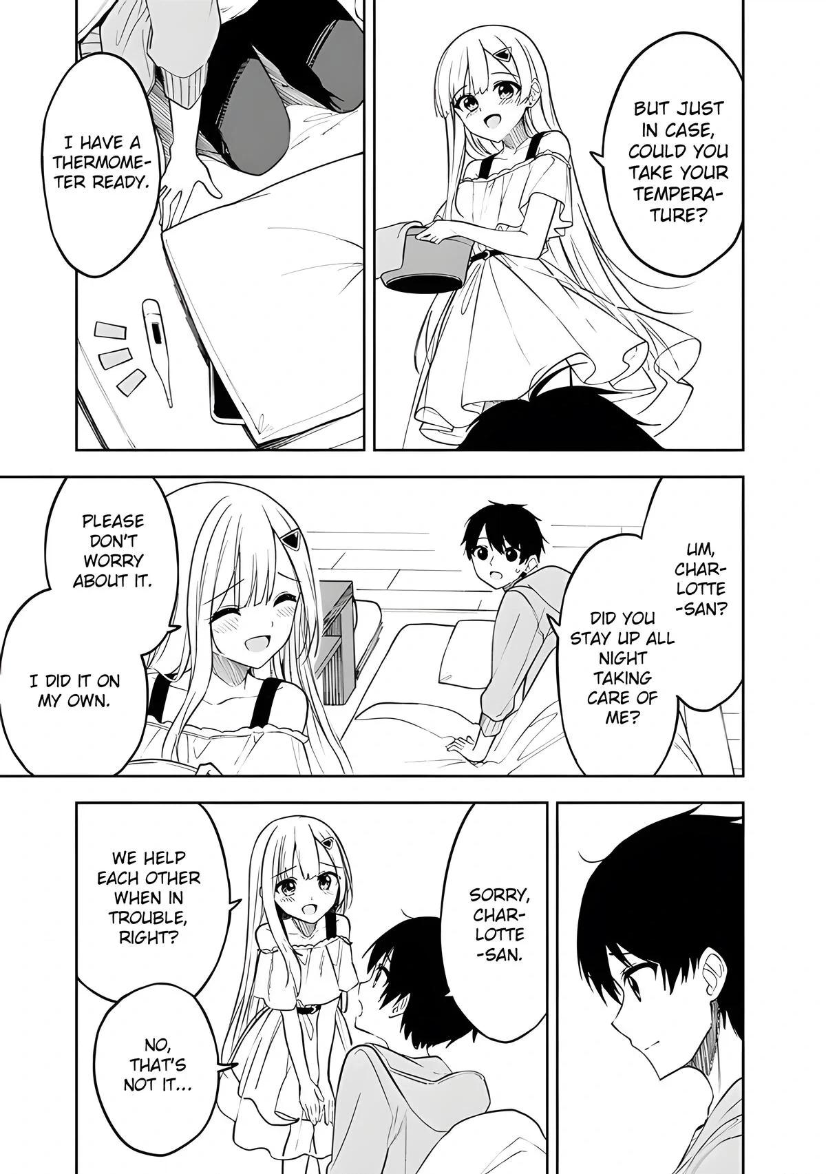 The Story of How a Beautiful Foreign Student Who Lives Next Door Started to Visit My House After I Helped a Lost Little Girl Chapter 11 page 4 - 