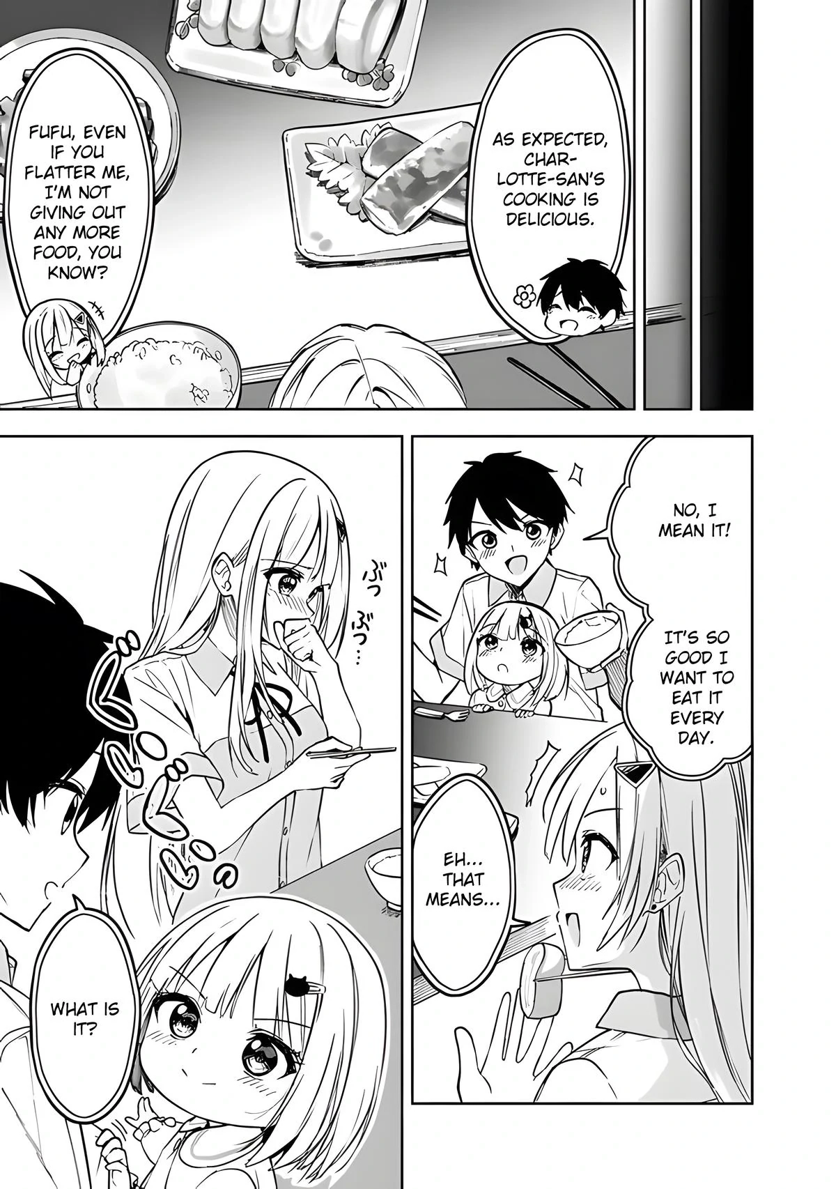 The Story of How a Beautiful Foreign Student Who Lives Next Door Started to Visit My House After I Helped a Lost Little Girl Chapter 11 page 10 - 