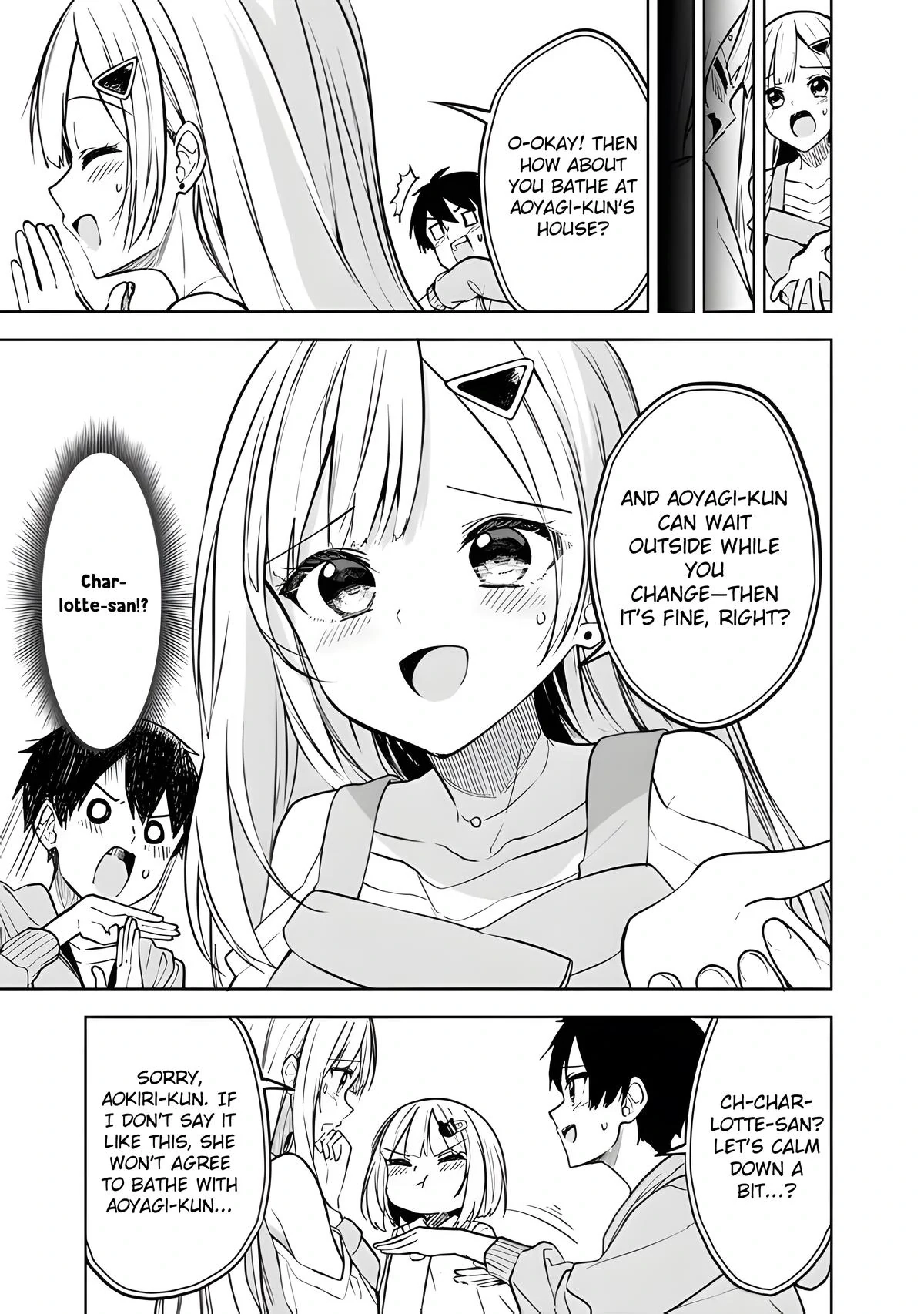 The Story of How a Beautiful Foreign Student Who Lives Next Door Started to Visit My House After I Helped a Lost Little Girl Chapter 12 page 19 - 