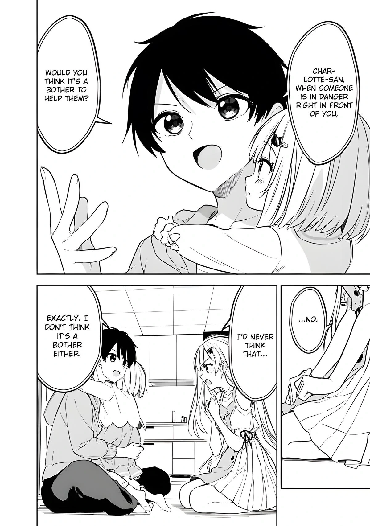 The Story of How a Beautiful Foreign Student Who Lives Next Door Started to Visit My House After I Helped a Lost Little Girl Chapter 12 page 6 - 