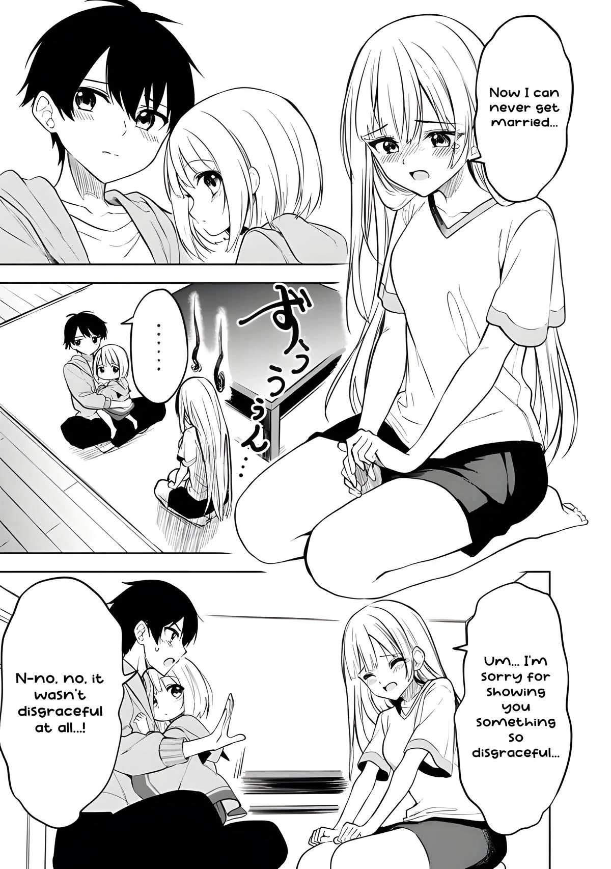 The Story of How a Beautiful Foreign Student Who Lives Next Door Started to Visit My House After I Helped a Lost Little Girl Chapter 13 page 14 - 