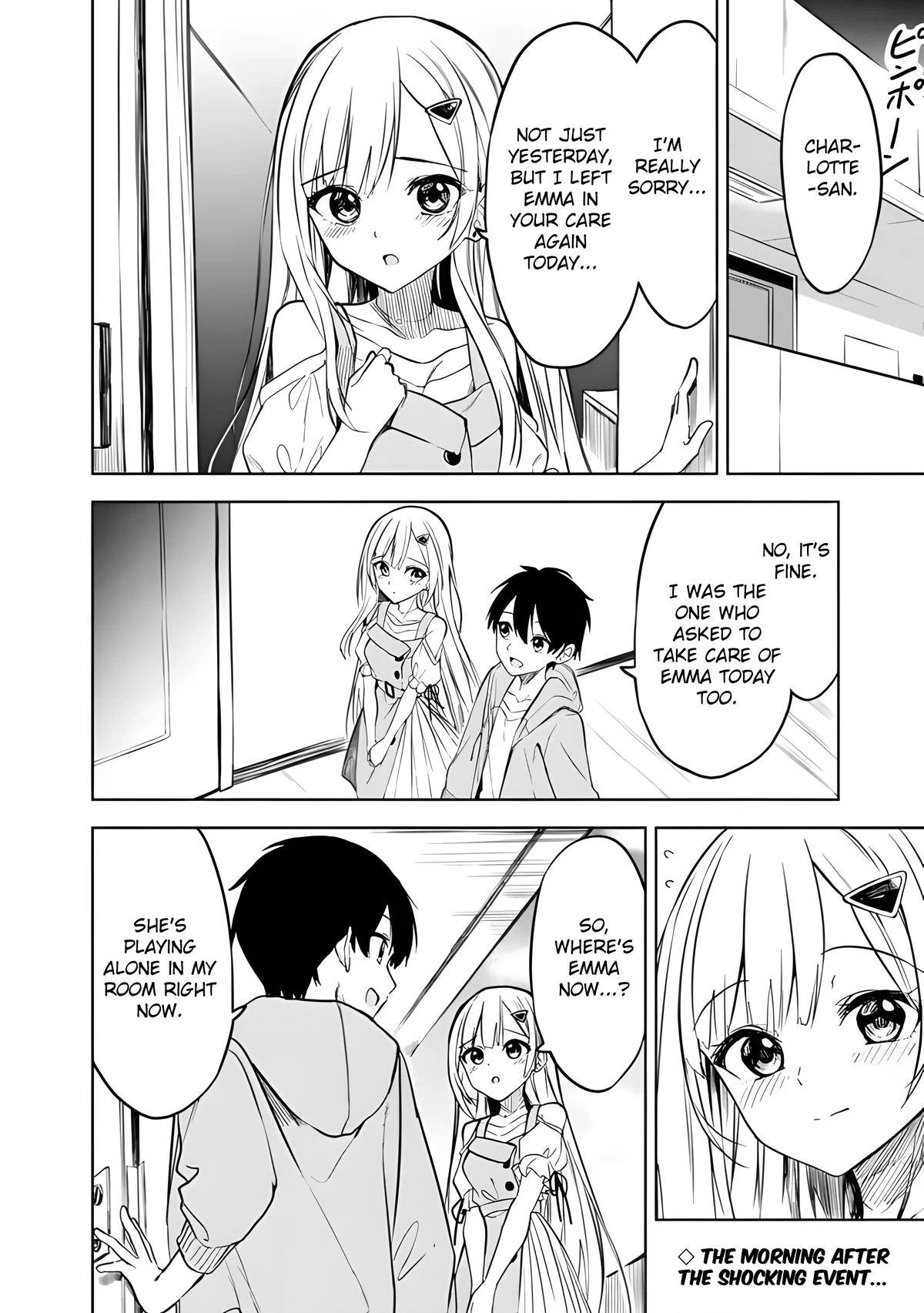 The Story of How a Beautiful Foreign Student Who Lives Next Door Started to Visit My House After I Helped a Lost Little Girl Chapter 14 page 4 - 