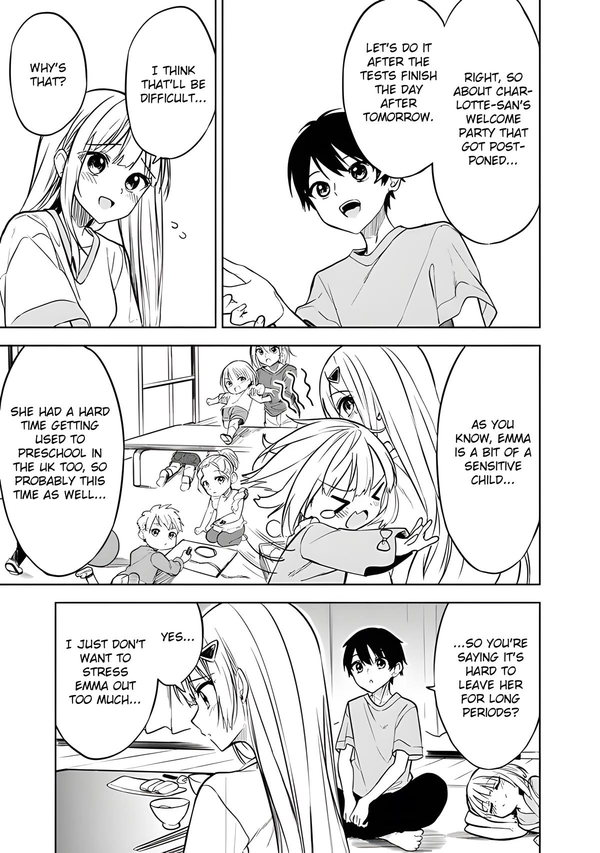 The Story of How a Beautiful Foreign Student Who Lives Next Door Started to Visit My House After I Helped a Lost Little Girl Chapter 15 page 6 - 
