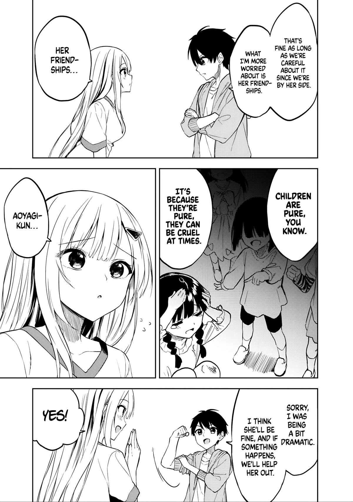 The Story of How a Beautiful Foreign Student Who Lives Next Door Started to Visit My House After I Helped a Lost Little Girl Chapter 17 page 9 - 