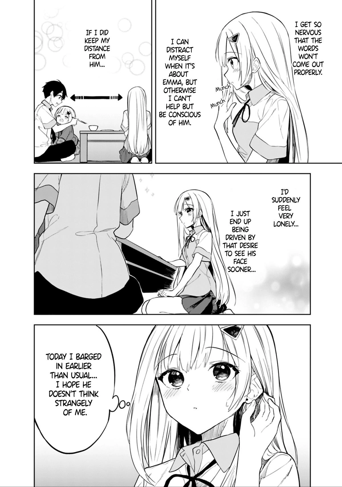 The Story of How a Beautiful Foreign Student Who Lives Next Door Started to Visit My House After I Helped a Lost Little Girl Chapter 18 page 13 - 