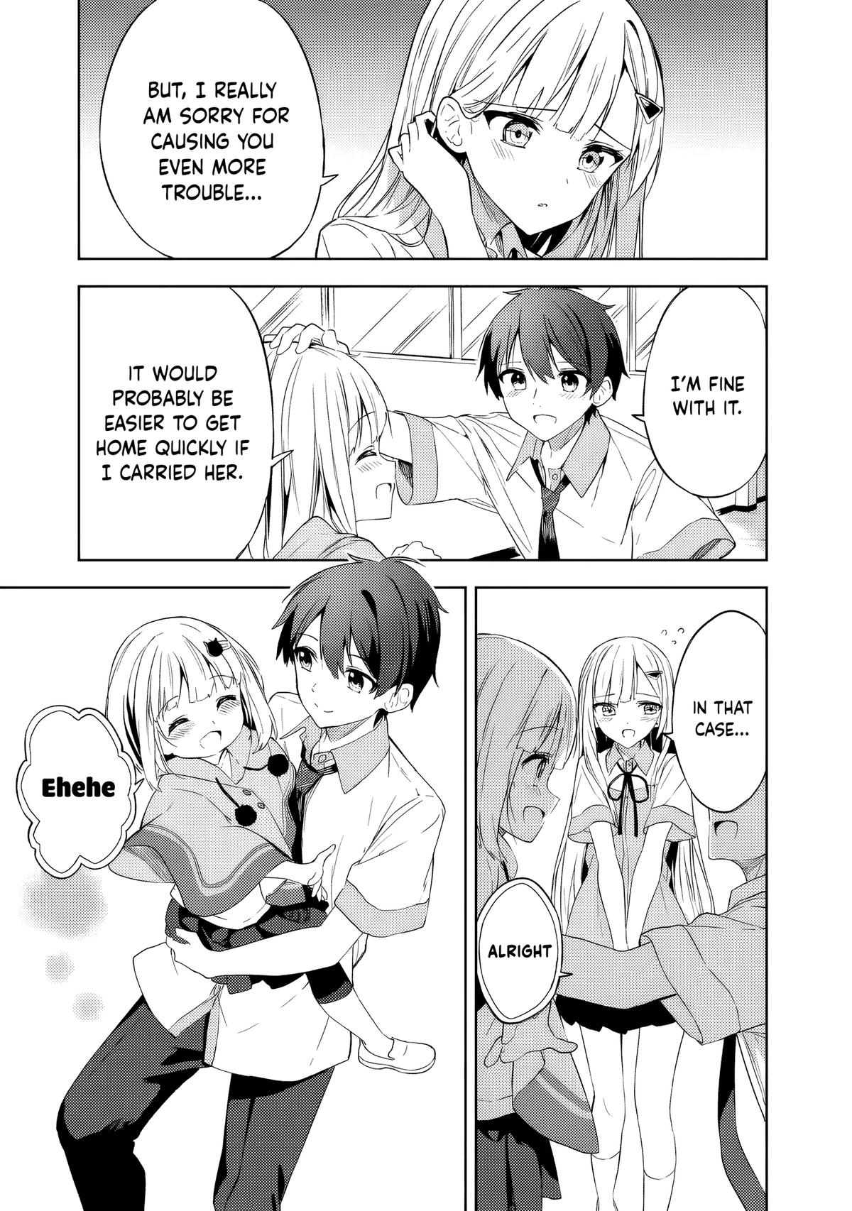 The Story of How a Beautiful Foreign Student Who Lives Next Door Started to Visit My House After I Helped a Lost Little Girl Chapter 2 page 10 - 