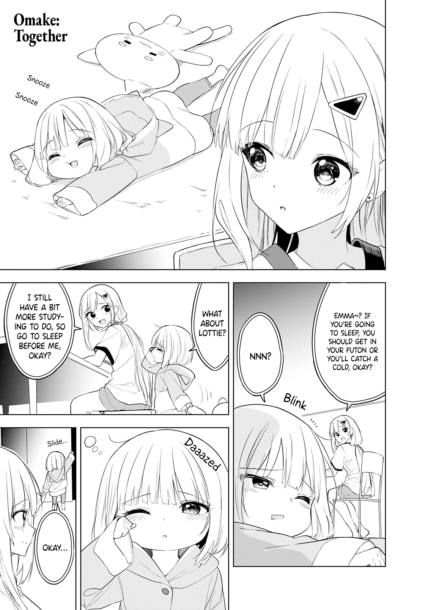 The Story of How a Beautiful Foreign Student Who Lives Next Door Started to Visit My House After I Helped a Lost Little Girl Chapter 21.5 page 1 - 