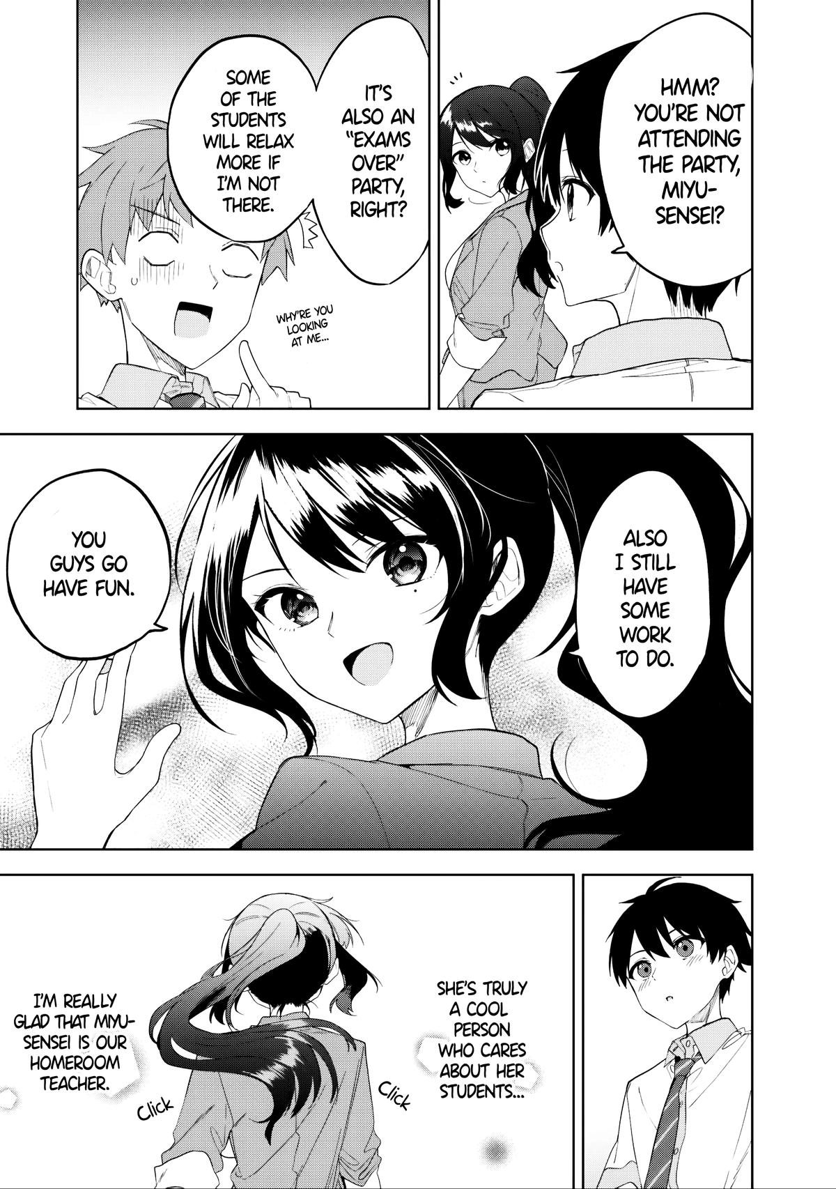 The Story of How a Beautiful Foreign Student Who Lives Next Door Started to Visit My House After I Helped a Lost Little Girl Chapter 21 page 11 - 