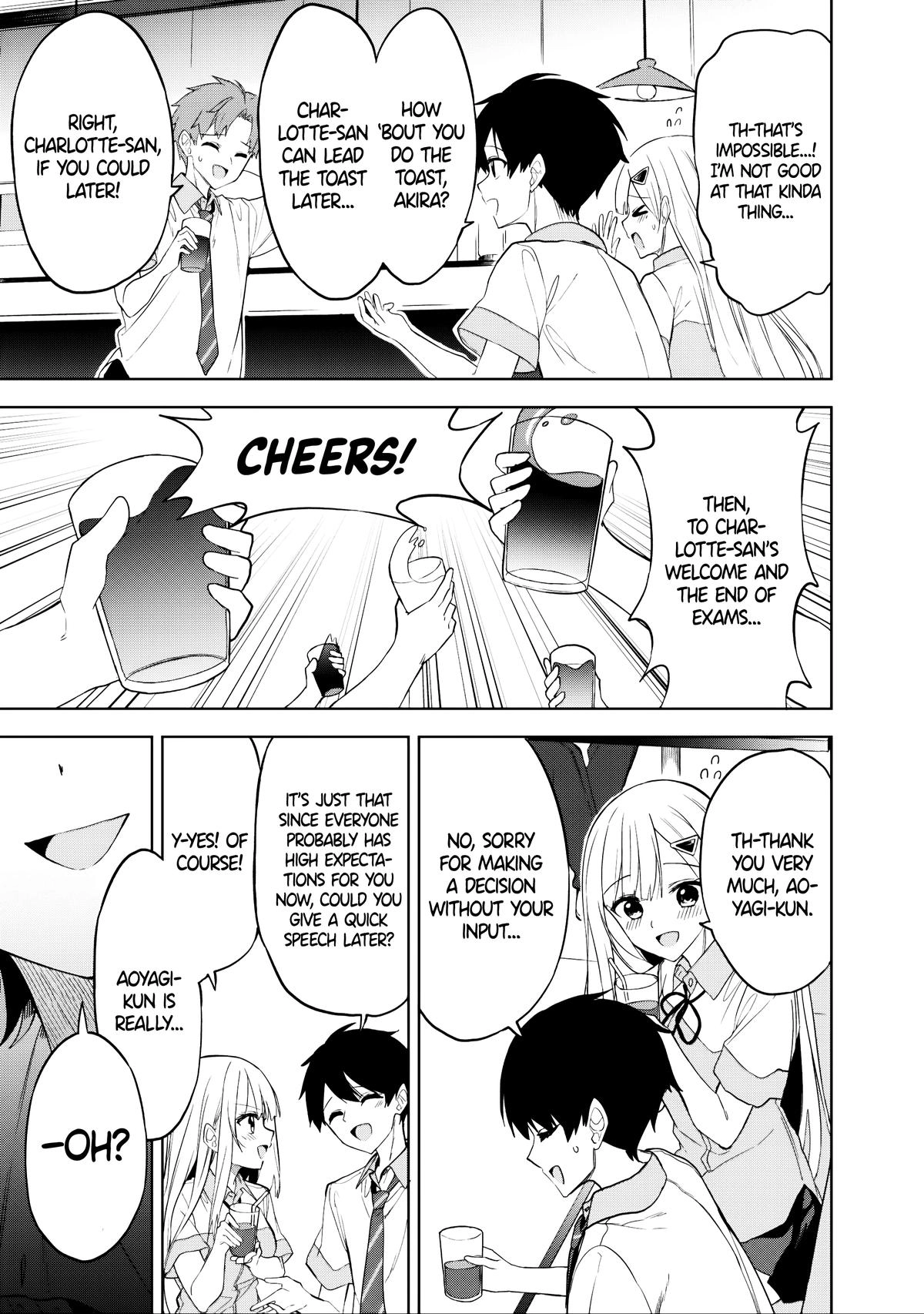 The Story of How a Beautiful Foreign Student Who Lives Next Door Started to Visit My House After I Helped a Lost Little Girl Chapter 22 page 9 - 